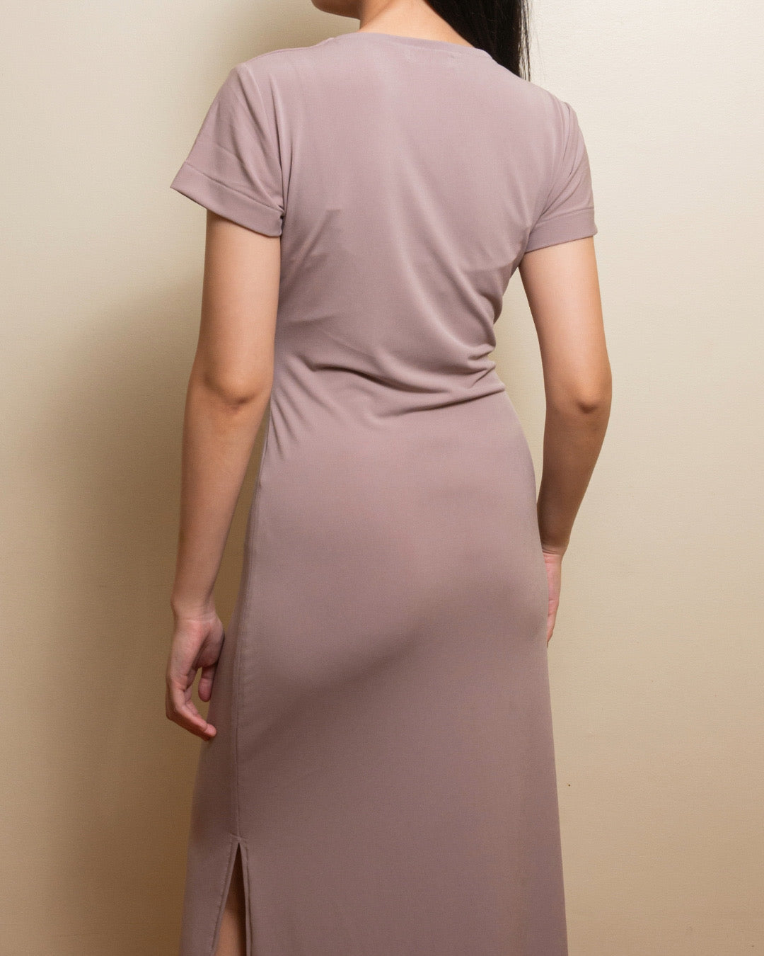Soft Maxi Dress - Pale Plum
