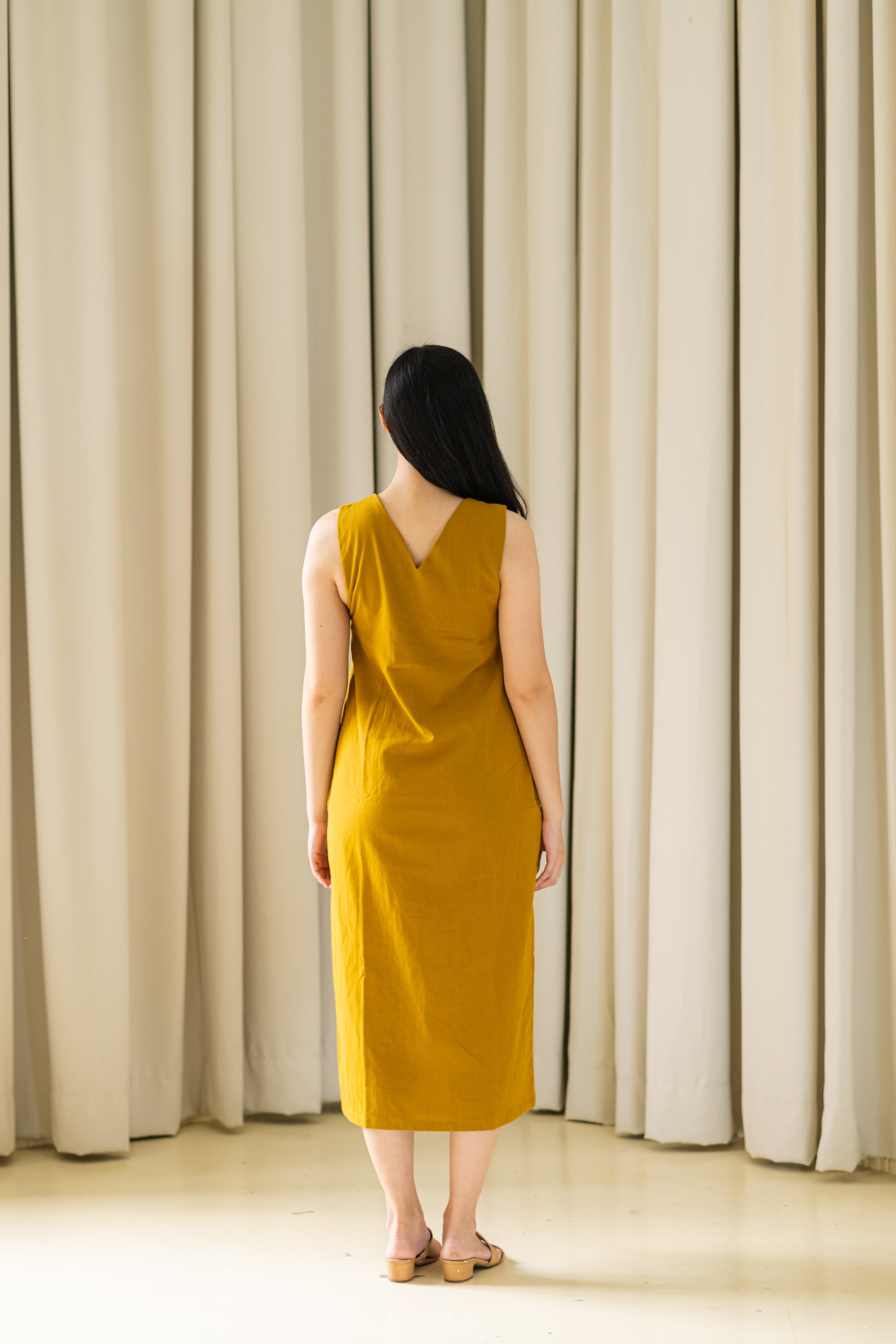 Evergreen Reversible Dress - Honey