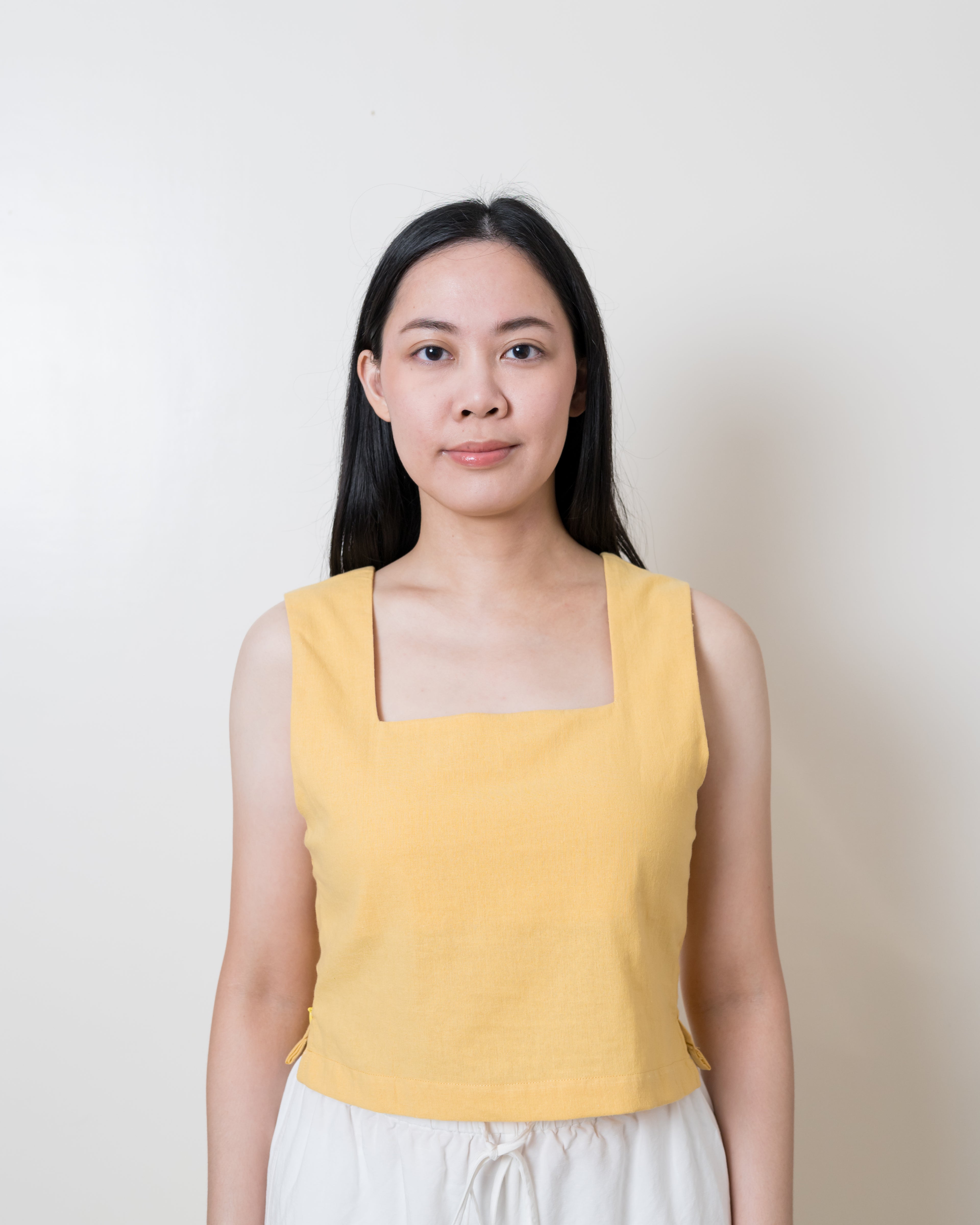 Evergreen Reversible Top - Sun Yellow