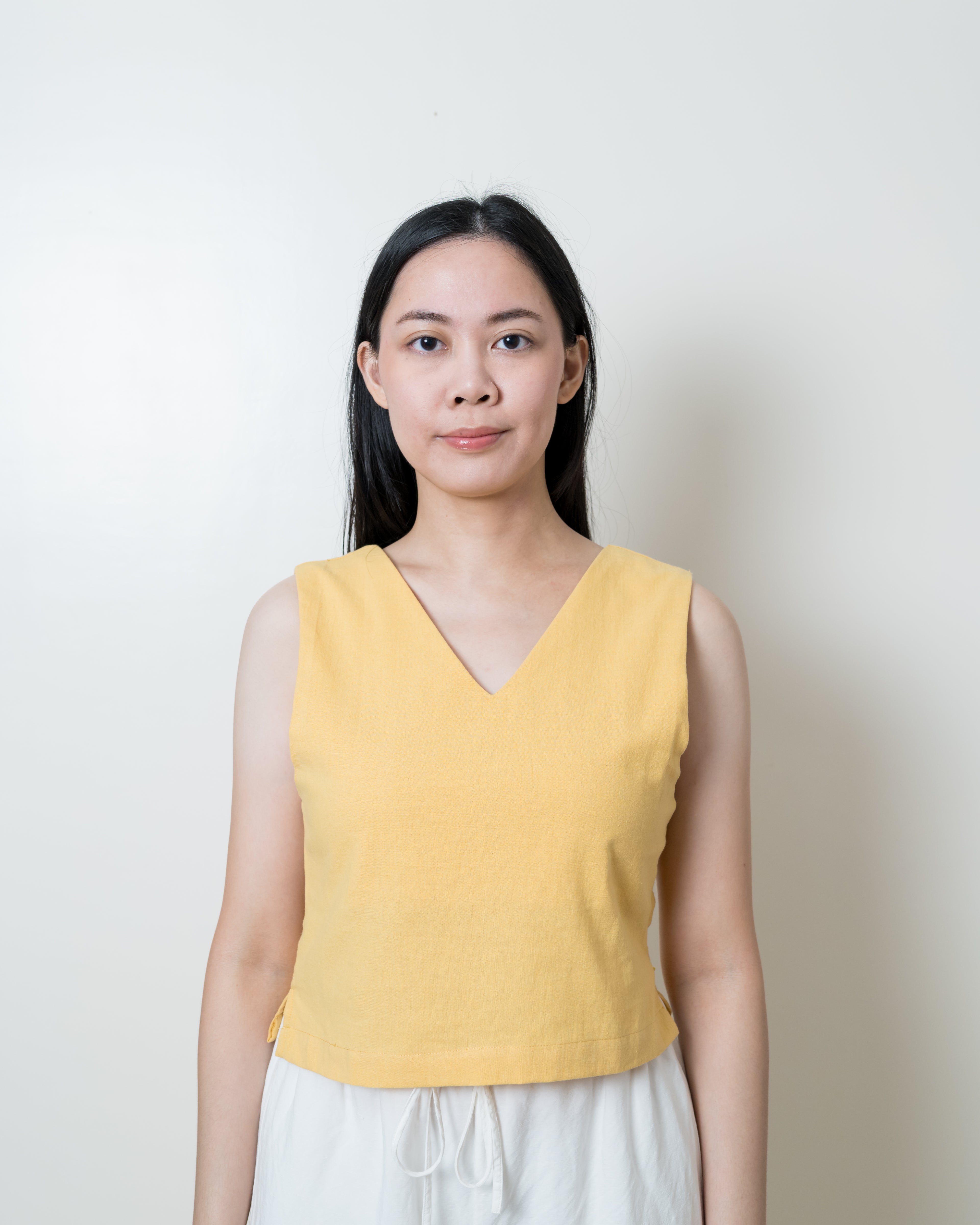 Evergreen Reversible Top - Sun Yellow